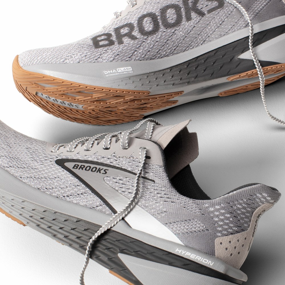 Chaussures Running Route Brooks Hyperion 2 Blanche Noir Femme | WNY-3337199